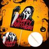 1 PCS Have a Killer Happy Birthday Cake Topper Glitter Bloody Knife Horror Classic Movie Cake Pick for Horror Movie Theme Killer Birthday Halloween Party Cake Decorations Supplies view 3