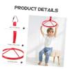 Alasum Boy Girl Exercise Hanging Ring Sturdy Arm Strength Training Disc for Boy Girl Lightweight Portable Fitness Equipment for Indoor and Outdoor Activities Ergonomic Design for view 4