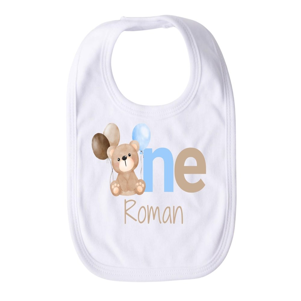 Bear First Birthday Bib Beary Special 1st Birthday Personalized Baby Boy Bib Boys Custom Baby Name Gift Cake Smash Bib One Year Old