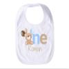 Bear First Birthday Bib Beary Special 1st Birthday Personalized Baby Boy Bib Boys Custom Baby Name Gift Cake Smash Bib One Year Old view 1