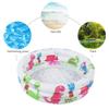 24 Inch Kids Inflatable Pool, Round Three Ring Cartoon Dinosaur Pool, PVC Kids Inflatable Paddling Pool for Toddler Backyard Garden view 4