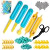 Kizzikids Cardboard Tools for Kids with Cutter &Tool Box, 149 PCS Cardboard Construction Kit for Family & Team Activities, Creative STEM Educational Toys Gift for Boys and Girls Aged 5+ view 1