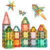 YRZtiles Magnetic Tiles,Magnet Building Blocks Construction Stacking Educational Toy Creative Playboard for Kids Ages 3+ (032 Pieces) view 1
