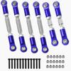 6PCS Aluminum Adjustable RC Tie Rods Linkage Turnbuckles Toe Links Set for 1/10 Arrma Granite 4X4 550,Senton 4X4 550,Vorteks 4X2 550 Upgrade Parts,Replacement of #AR330446Navy Blue view 3