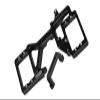 Aluminum 7075 Alloy Servo Mount Set for PROBOAT 1/6 24-inch Jetstream Jet Boat RTR Mojo-PRB08051 Upgrades - Black view 1
