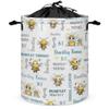 Bee Personalized Baby Laundry Basket Custom Name Nursery Hamper Collapsible Kids Laundry Hamper with Handles Durable Oxford Cloth Organizer for Clothes Storage Baby Gift Baskets view 1