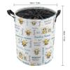 Bee Personalized Baby Laundry Basket Custom Name Nursery Hamper Collapsible Kids Laundry Hamper with Handles Durable Oxford Cloth Organizer for Clothes Storage Baby Gift Baskets view 2