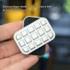 DYNAAGE Fidget Toys for Adults, Metal EDC Haptic Slider - Anxiety & Stress Relief Magnetic Slider, Portable Sensory Toys for Office Desk, ADHD Focus Tool (Sliver) view 2