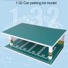 1:32 Parking Lot Model with Lighting Design, Display Case for Model Cars, USB Powered, Protective Dust Cover, for Home Decoration or Office Showcase (Parking Lot Model) view 3
