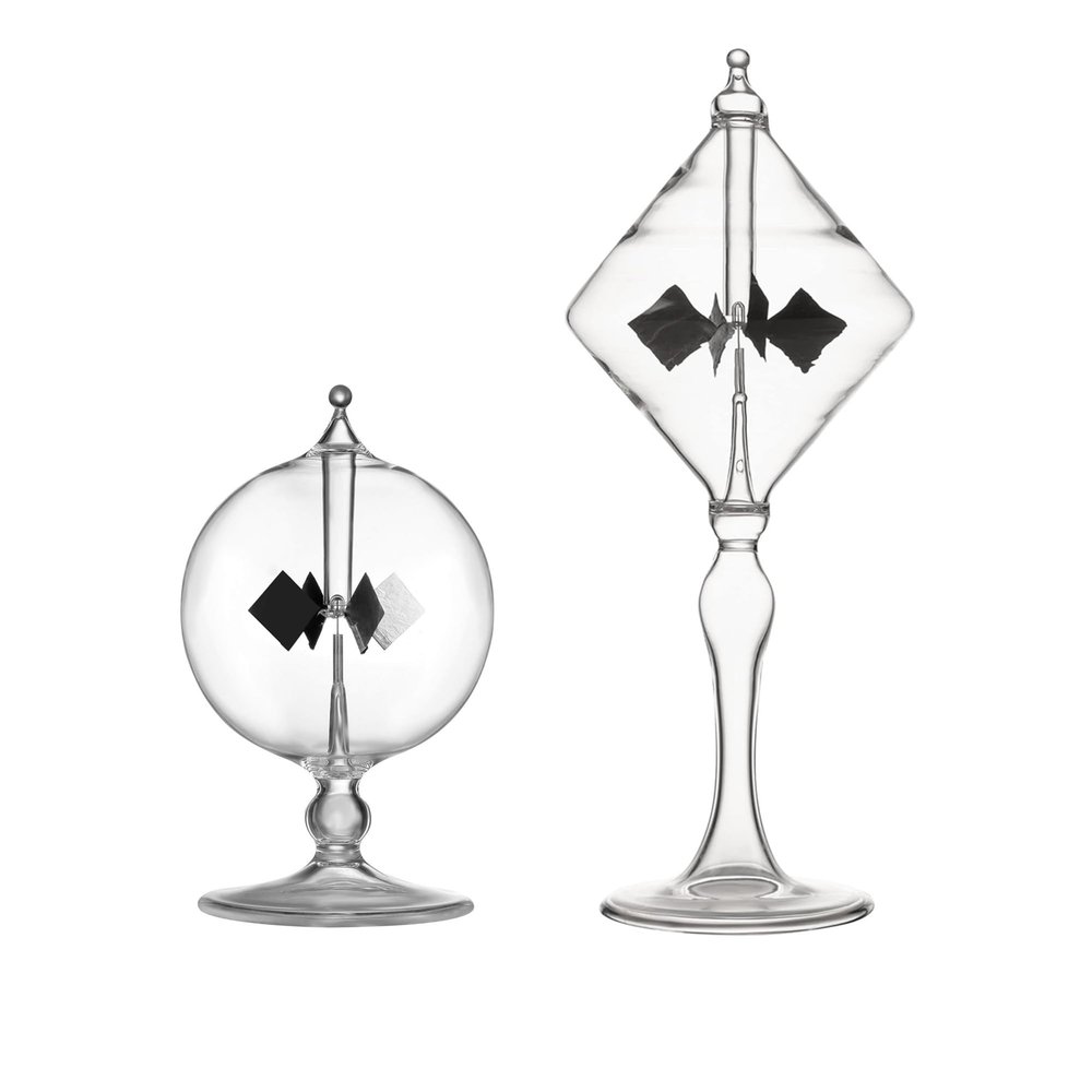 Clear Solar Power Crookes Radiometer Sun Light Energy Spinning Vanes Glass Windmill Gift Home Desk Decoration