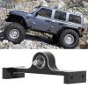 Aluminum Alloy 70mm Transfer Case Transmission Gearbox with 5mm Steel D Shaped Shaft for 1/10 RC Crawler Upgrade Parts (Black) view 2
