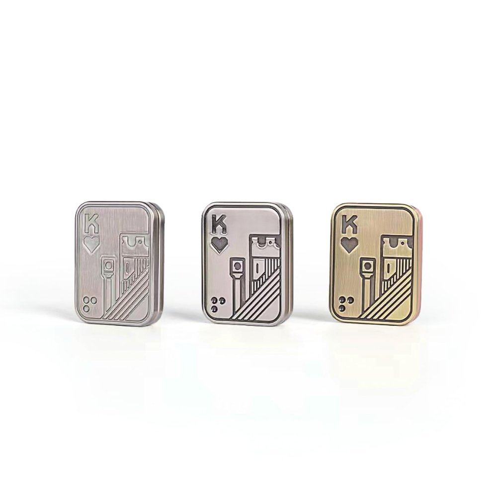 3PCS Metal Poker Three Kings - Fidget Toy, Metal Stress Relief, Adult EDC Toy