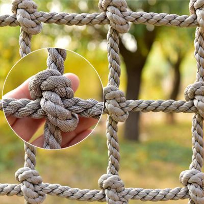 ATAVSADN Kids Climbing Frame Net, Climbing Cargo Net Rope Ladder, Outdoor Sturdy Polyamide Safety Net, Swingset Playground Safety Net for Kids Indoor and Outdoor Playing, 2x4m(6.6x13ft),14mm-20cm