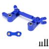 Aluminum Steering Bellcrank & Steering Link Upgrades Parts for Arrma 1/10 Granite SENTON 3S MEGA Big Rock KRATON Outcast 4S 1/8 Typhon 3S MEGAReplacement of # AR340132 ARAC3020Navy Blue view 3