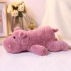 Weighted Stuffed Animals 17.7" 2.2lbs, Soft Pink Hippo Stuffed Animal, Small Cuddly Weighted Hippo Plush for Comfort view 3