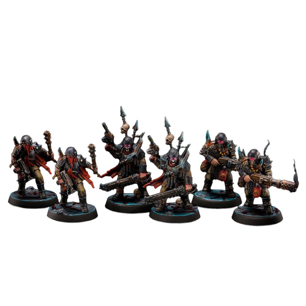 14 Traitor Guardsmen Black stone Fortress Quest Painted Miniature Wargaming Figure Pre-Sale | Art Painting Level