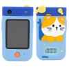 48MP 1080P HD Kids Smart Phone, 2.8in Touchscreen Camera with Autofocus, 180 Rotating Lens, Music Player, Games, Voice Recorder, for Boys Girls, with Carton Stickers (Blue Bear) view 1