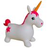 4 Basketballs + 1 Unicorn Bouncer, 5-inch Basketballs Bundle with White Bouncy Unicorn for Toddlers and Kids - with Pump view 3