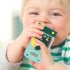 48MP 1080P HD Kids Smart Phone, 2.8in Touchscreen Camera with Autofocus, 180 Rotating Lens, Music Player, Games, Voice Recorder, for Boys Girls, with Carton Stickers (Green view 4