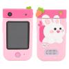 48MP 1080P HD Kids Smart Phone, 2.8in Touchscreen Camera with Autofocus, 180 Rotating Lens, Music Player, Games, Voice Recorder, for Boys Girls, with Carton Stickers (Pink Rabbit) view 1