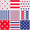 300 USA-Themed Paper Chain Strips for Crafting. No Glue or Tape Needed. Kid Friendly & Family Fun. 10 Stars-and-Stripes Patterns. Over 50 Feet of Paper Chains for Party Decorations (Stars and Stripes) view 4