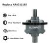 GLOBACT Motor Mount Gear Cover Set with Steel 57T 0.8Mod Center Diff Gear for Arrma 1/10 KRATON Outcast 4S 1/8 Mojave 4S RC Truck Upgrade Parts Replace ARA311192 ARA311169 ARA311165 view 3