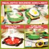 33.8IN - 70PCS Kids Kitchen Playset with Sound & Light - Cooking Stove with Steam, Play Sink and Toy Kitchen Accessories - Pretend Kitchen Play Food Toys for Kids Boys Girls - Toddler Play Kitchen Set view 4