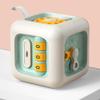 Montessori Toys for Kids Busy Cube Toys for Child Travel Sensory Toy for Toddlers 1-3 Learning Fine Motor Skills 1st Birthday Gifts Boys Girls 18 Months + (Green) view 3