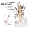GARVALON 1set Diy Assembly Doll Display Rack Flexible Action Figure Stand for Showcasing Models Clean and Organized Storage for Collectibles and Toys view 4