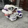 XINPDPSO Handcrafted Traditional Chinese Lion Dance Decoration with a More Adorable Design, Designed to Stand Upright, Suitable for Both car and Indoor Decoration. (Purple) view 1