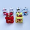 XINPDPSO Handcrafted Traditional Chinese Lion Dance Decoration with a More Adorable Design, Designed to Stand Upright, Suitable for Both car and Indoor Decoration. (Pink) view 3