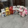 XINPDPSO Handcrafted Traditional Chinese Lion Dance Decoration with a More Adorable Design, Designed to Stand Upright, Suitable for Both car and Indoor Decoration. (Pink) view 4