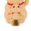 Fortune Cat Ornament Solar Powered Hand Waving Luck Happiness for Car Desktop (Yellow) view 4