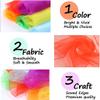 8 Pieces Coloured Handkerchiefs for Children 45 x 45 cm Juggling Scarves Coloured Bandanas Dance Handkerchiefs Gymnastics for Dancing Magic Party Decoration (8 Colours) view 3