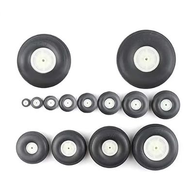 SPARKHOBBY 10pcs / Lot High Elastic EVA Rubber Wheel for RC Fixed-Wing Airplane(Diameter 1.0/1.25/1.5/2.0/2.5/3.0/3.5 inch) DIY Robot Tires (1.0inch(25MM))