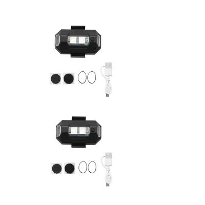 ABZEKH Drone Accessories Strobe for LED Warning Light for DJI Avata 2/Air 3/Mini 4 Pro for Mavic 3 Flash Turn Light for 7 Colors Signal Indicator Drone Accessories(2Pcs)