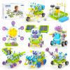 RISUNTOY Solar Power Kits, 36+ Model STEM Robot Building Toys for Kids 4-12, 434 Pcs with Solar/Gears/Sensors, Educational Science Engineering Projects, Birthday for Boys Girls view 1