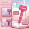 23 Pcs Hair Salon Girls Toys Kids Pretend Play Toys Toddler Dress Up Beauty Salon Set Stylist Kit with Hairdryer Flat Apron Scissors Curling Accessories Girl Gifts (with Storage Bag) view 3