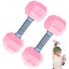 2 Pcs Dumbbells for Baby Mini 1.8x4.7 In Silicone Hand Weight Lifting Set for Fitness Exercise Funny Sport Toys for Toddlers Ideal Gift (Style 1), Kids Dumbbells Set view 4