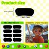 100 Pairs Sports Eye Black Stickers Set for Softball, Football, Lacrosse, Baseball Party Favors - Eye Stickers with 2 Pencils for Party Game Day Sports Supplies (Black) view 4