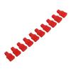POENVFPO RC Car Body Clips, Silicone Iron RC Car Body Clip Pins with Fixing Mount Protective RC Body Clips for 1/18 RC Car (Red) view 2