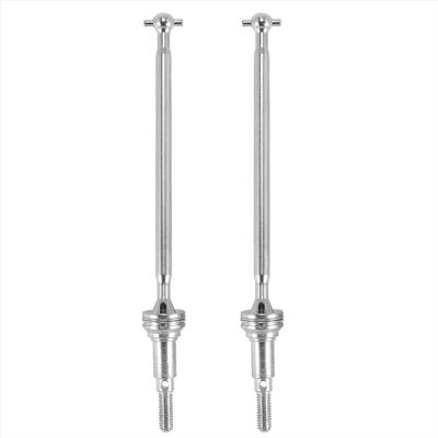 rc Drive Shaft Compatible with LAEGENDARY for Legend LG-WJ03 1/10 RC Car Spare Parts Accessories 2Pcs Metal Front Drive Shaft CVD Driveshaft
