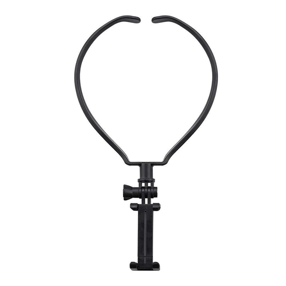 WLLBMDJ Neck Hanging Self Timer Mobile Phone Bracket for First Person View for 5.7-8.5cm Wide Smartphone/Panoramic Camera/Action Camera