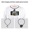 WLLBMDJ Neck Hanging Self Timer Mobile Phone Bracket for First Person View for 5.7-8.5cm Wide Smartphone/Panoramic Camera/Action Camera view 2