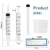 100 Sets 3ml Colostrum Syringes,Colostrum Collector kit Include 100 3ml Syringe with Cap, Sticker, Clear ziplock Bag and a Measuring Cup view 2