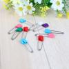 10pcs Multi Purpose Safety Pins, Hold Locking Baby Kids Dress Cloth Nappy Diaper, Best Gifts for Families and Friends with Plastic Locking view 4