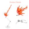 Abaodam Anime Model Display Stand with Energy Effects Action Figure Base Doll Support 5.51X4.72X1.96 Inch Portable Display Rack for Collectible Figures view 3
