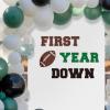 First Year Down Decal - Football Birthday Backdrop Sign, Boy 1st Birthday Party Decor view 3