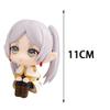 Frieren Action Figure, 11cm/4.3in Cute Sitting PVC Statue Model, Desktop Car Decoration Figurine Collectible Gift view 2