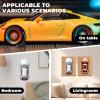 12PCS Car Wall Mount Vertical Collectible Car Display Shelves Moldes Car Display by Wheel on Wall Car Storage Organizer for Car Enthusiast (12) view 4
